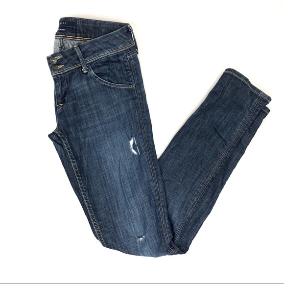 Hudson Jeans Denim - Hudson Slightly distressed Collin skinny jeans -26